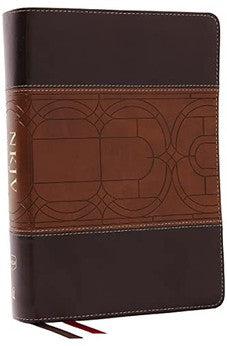 NKJV Study Bible, Leathersoft, Brown, Full-Color