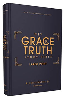NIV Grace and Truth Study Bible, Large Print, Hardcover, Red Letter, Comfort Print