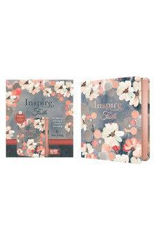 NLT Inspire FAITH Bible (LeatherLike, Watercolor Garden, Filament Enabled): The Bible for Coloring & Creative Journaling
