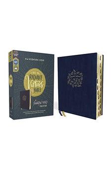 NIV Radiant Virtues Bible: A Beautiful Word Collection, Leathersoft, Navy, Red Letter, Thumb Indexed