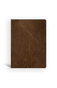 CSB Men of Character Bible, Brown Genuine Leather, Indexed