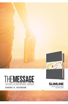 The Message Slimline (Leather-Look, Spring Wildflowers): The Bible in Contemporary Language