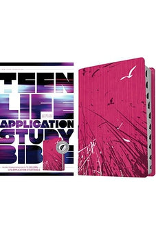 NLT Teen Life Application Study Bible (LeatherLike, Pink, Indexed)