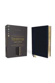 NASB Thompson Chain-Reference Bible, Large Print, Leathersoft, Navy, 1995 Text, Red Letter