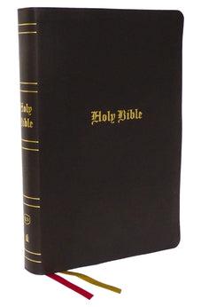 KJV Super Giant Print Reference Bible, Brown, Bonded Leather, Red Letter, Comfort Print