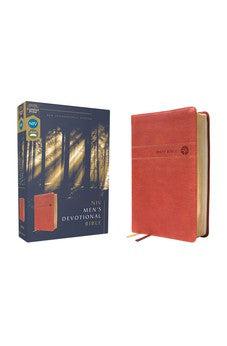 NIV Men's Devotional Bible, Leathersoft, Brown