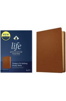 KJV Life Application Study Bible, Third Edition (Genuine Leather, Brown, Red Letter)
