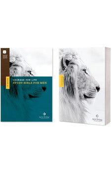 NLT Courage For Life Study Bible for Men (Softcover, Filament Enabled)