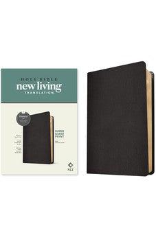 NLT Super Giant Print Bible, Filament-Enabled Edition (Genuine Leather, Black, Red Letter)