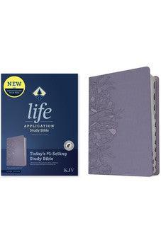 KJV Life Application Study Bible, Third Edition (LeatherLike, Peony Lavender, Indexed, Red Letter)