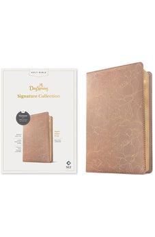NLT Super Giant Print Bible, Filament-Enabled Edition (LeatherLike, Blush Floral, Red Letter): DaySpring Signature Collection