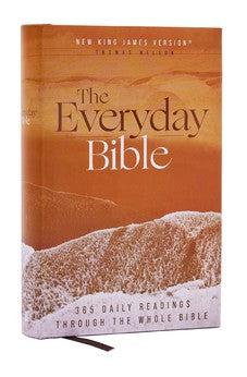 NKJV The Everyday Bible, Hardcover, Red Letter: 365 Daily Readings Through the Whole Bible