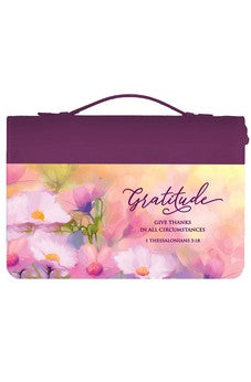 Gratitude Bible Cover Plum XL (22692XL)