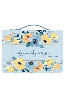 My Peace I Give You Bible Cover Light Blue XL (28601XL)