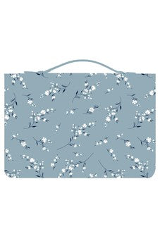 Small Floral Bible Cover Blue XL (28625XL)