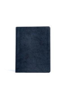 CSB Verse-by-Verse Reference Bible, Navy LeatherTouch, Black Letter, Presentation Page, Cross-References, Full-Color Maps, Easy-to-Read Bible Serif Type