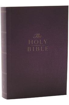 KJV Compact Bible w/ 43,000 Cross References, Purple Softcover, Red Letter, Comfort Print