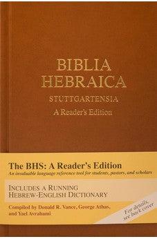 Biblia Hebraica Stuttgartensia: A Reader's Edition (Hebrew and English Edition)