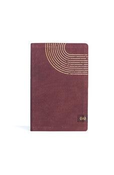 CSB (in)courage Devotional Bible, Bordeaux LeatherTouch, Indexed, Black Letter, Full-Color Design, Devotionals, Journaling Space, Reading Plans, Easy-to-Read Bible Serif Type