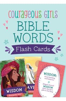 Courageous Girls Bible Words Flash Cards