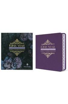 NLT One Year Chronological Bible Expressions (LeatherLike, Imperial Purple)