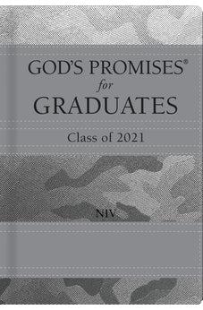God's Promises for Graduates: Class of 2021 - Silver Camouflage NIV: New International Version