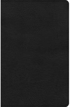 CSB Large Print Personal Size Reference Bible, Black LeatherTouch, Indexed, Red Letter, Presentation Page, Cross-References, Full-Color Maps, Easy-to-Read Bible Serif Type