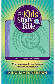 KJV Kids Study Bible Flex Purple Green