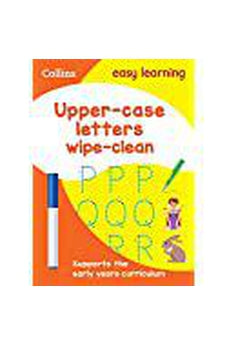Upper Case Letters: Wipe-Clean Activity Book (Collins Easy Learning Preschool)