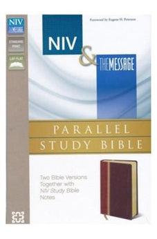 NIV/Message Parallel Study Bible, Brown Leathersoft