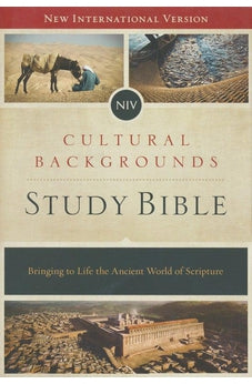NIV Cultural Backgrounds Study Bible, Hardcover 9780310431589