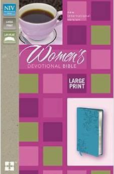 NIV, Women's Devotional Bible, Large Print, Imitation Leather, Blue