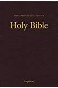 NIV, Pew and Worship Bible, Large Print, Hardcover, Burgundy, Comfort Print 9780310446330