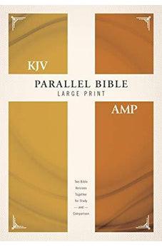 KJV, Amplified, Parallel Bible, Large Print, Hardcover, Red Letter Edition