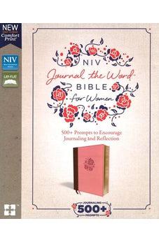NIV, Journal the Word Bible for Women, Leathersoft, Brown/Pink, Red Letter Edition, Comfort Print 9780310450801