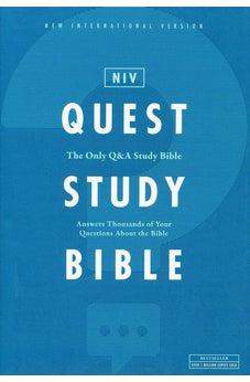 NIV Quest Study Bible, Hardcover, Comfort Print