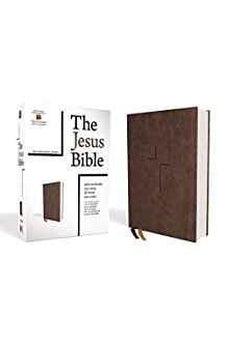 NIV The Jesus Bible, Leathersoft, Brown, Indexed, Comfort Print 9780310452249