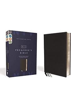 NIV Preacher's Bible Verse-by-Verse Format Leathersoft Black Line Matched Comfort Print 9780310453727