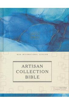 NIV, Artisan Collection Bible, Cloth over Board, Blue, Art Gilded Edges, Red Letter, Comfort Print