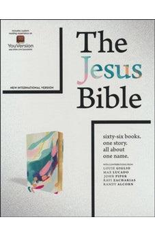 NIV The Jesus Bible Artist Edition, Leathersoft, Multi-color/Teal, Comfort Print