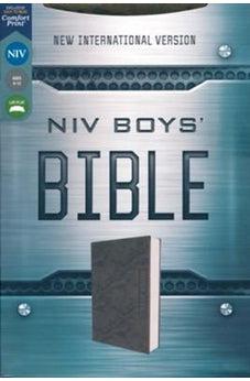 NIV Boys' Bible soft leather-look brown camo 9780310455097
