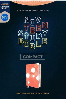 NIV Teen Study Bible, Compact, Leathersoft, Peach, Comfort Print