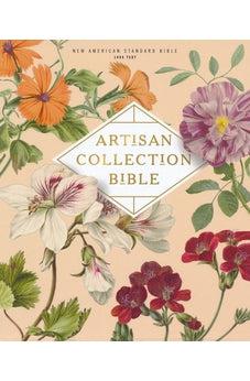 NASB Artisan Collection Bible, Leathersoft, Almond Floral, Red Letter, 1995 Text, Comfort Print - Biblestore.com