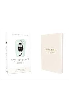 NIV Tiny Testament Bible, New Testament, Leathersoft, White, Comfort Print