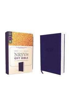NRSVue Gift Bible, Leathersoft, Blue, Comfort Print