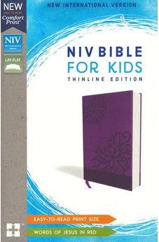 NIV, Bible for Kids, Leathersoft, Purple, Red Letter Edition, Comfort Print: Thinline Edition 9780310764182