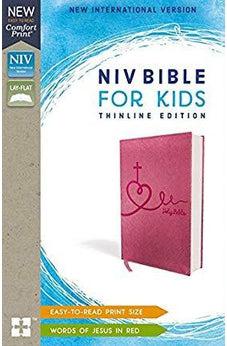 NIV, Bible for Kids, Leathersoft, Pink, Red Letter Edition, Comfort Print: Thinline Edition 9780310764229