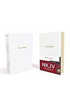 NKJV, Gift and Award Bible, Leather-Look, White, Red Letter Edition, Comfort Print: Holy Bible, New King James Version 9780718075163