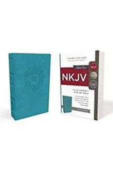 NKJV, Value Thinline Bible, Compact, Leathersoft, Blue, Red Letter Edition, Comfort Print 9780718075514