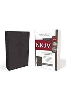 NKJV, Value Thinline Bible, Compact, Leathersoft, Black, Red Letter Edition, Comfort Print 9780718075521